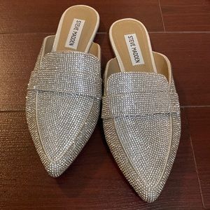 Steve Madden Rhinestone Mules